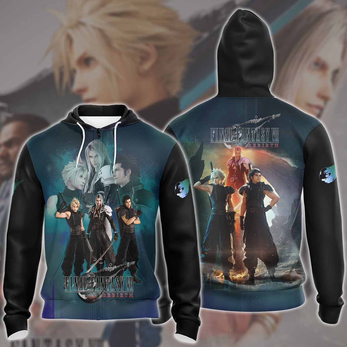 Final Fantasy 7 Rebirth Video Game All Over Printed T-shirt Tank Top Zip Hoodie Pullover Hoodie Hawaiian Shirt Beach Shorts Joggers Zip Hoodie