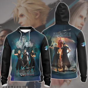 Final Fantasy 7 Rebirth Video Game All Over Printed T-shirt Tank Top Zip Hoodie Pullover Hoodie Hawaiian Shirt Beach Shorts Joggers Zip Hoodie S 