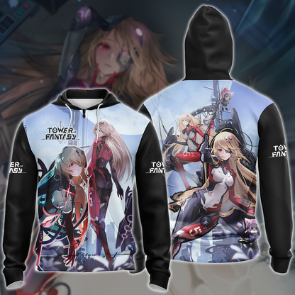 Tower Of Fantasy Video Game 3D All Over Printed T-shirt Tank Top Zip Hoodie Pullover Hoodie Hawaiian Shirt Beach Shorts Jogger Zip Hoodie