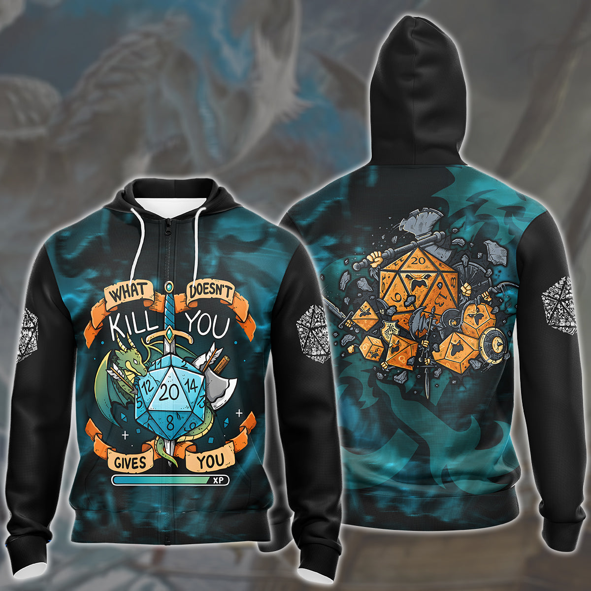 Dungeons & Dragons Video Game All Over Printed T-shirt Tank Top Zip Hoodie Pullover Hoodie Hawaiian Shirt Beach Shorts Joggers