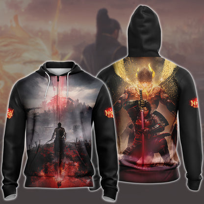 Nioh 3 Video Game All Over Printed T-shirt Tank Top Zip Hoodie Pullover Hoodie Hawaiian Shirt Beach Shorts Joggers