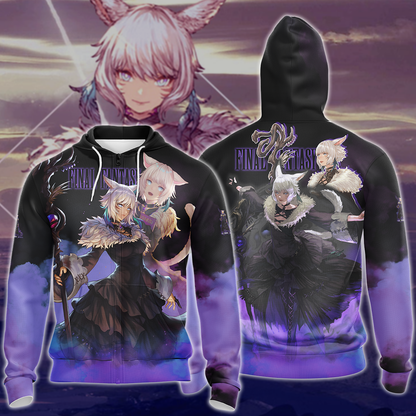Final Fantasy XIV Y'shtola Video Game 3D All Over Print T-shirt Tank Top Zip Hoodie Pullover Hoodie Hawaiian Shirt Beach Shorts Jogger Zip Hoodie