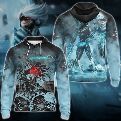 Metal Gear Rising Revengeance Video Game 3D All Over Print T-shirt Tank Top Zip Hoodie Pullover Hoodie Hawaiian Shirt Beach Shorts Jogger Zip Hoodie
