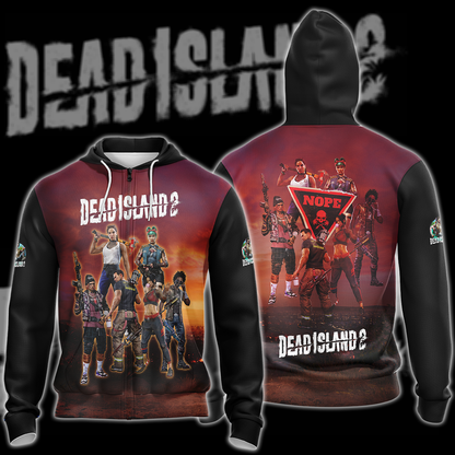 Dead Island 2 Video Game 3D All Over Printed T-shirt Tank Top Zip Hoodie Pullover Hoodie Hawaiian Shirt Beach Shorts Jogger Zip Hoodie