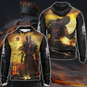 Dark Souls 3 Video Game 3D All Over Printed T-shirt Tank Top Zip Hoodie Pullover Hoodie Hawaiian Shirt Beach Shorts Jogger Zip Hoodie S 