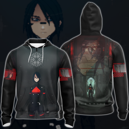 Signalis Video Game 3D All Over Printed T-shirt Tank Top Zip Hoodie Pullover Hoodie Hawaiian Shirt Beach Shorts Jogger Zip Hoodie