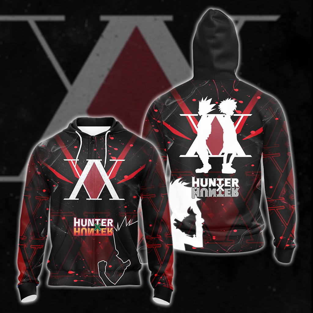 Hunter x Hunter All Over Print T-shirt Tank Top Zip Hoodie Pullover Hoodie Hawaiian Shirt Zip Hoodie