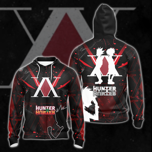 Hunter x Hunter All Over Print T-shirt Tank Top Zip Hoodie Pullover Hoodie Hawaiian Shirt Zip Hoodie S 