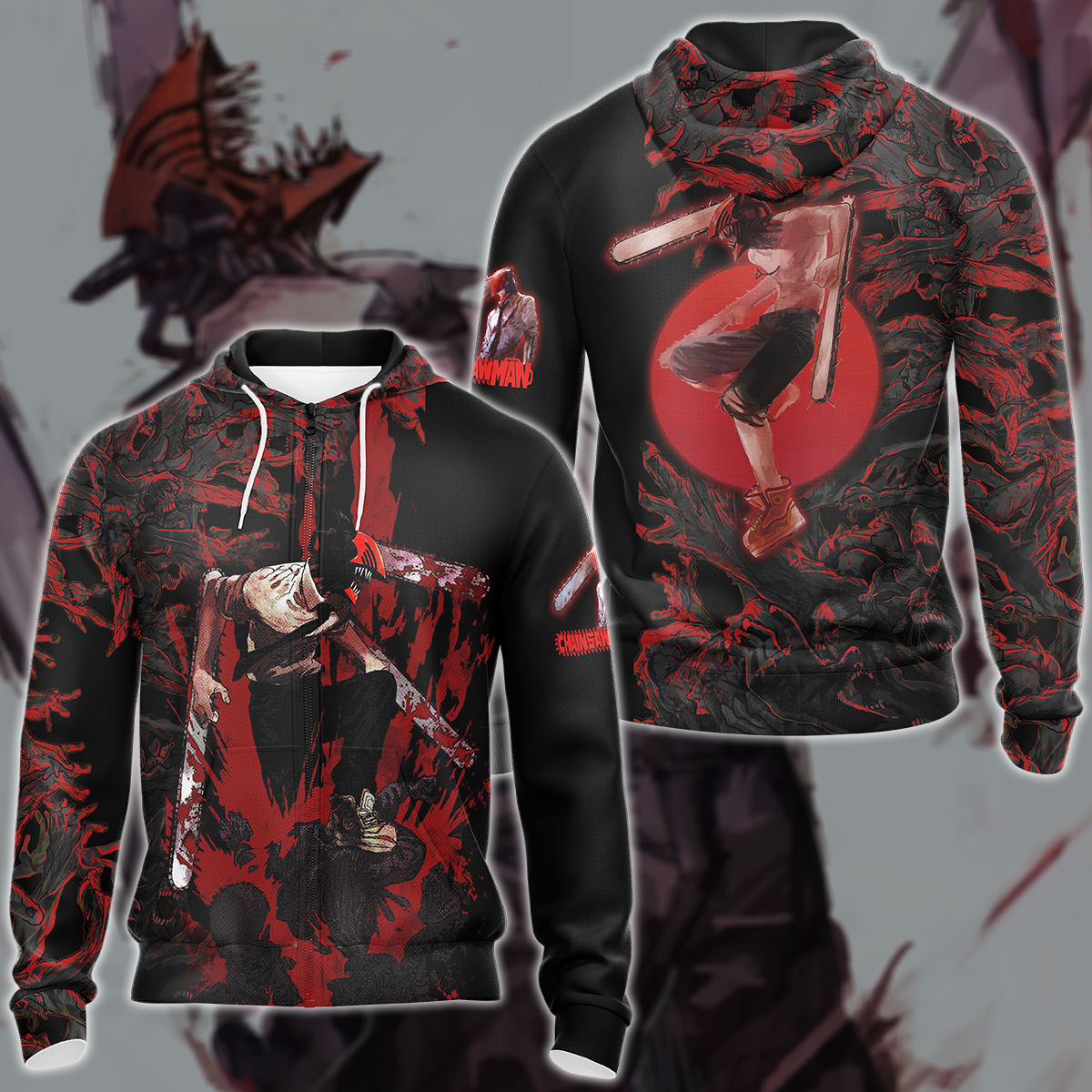 Chainsaw Man Anime Anime Manga 3D All Over Printed T-shirt Tank Top Zip Hoodie Pullover Hoodie Hawaiian Shirt Beach Shorts Jogger Zip Hoodie