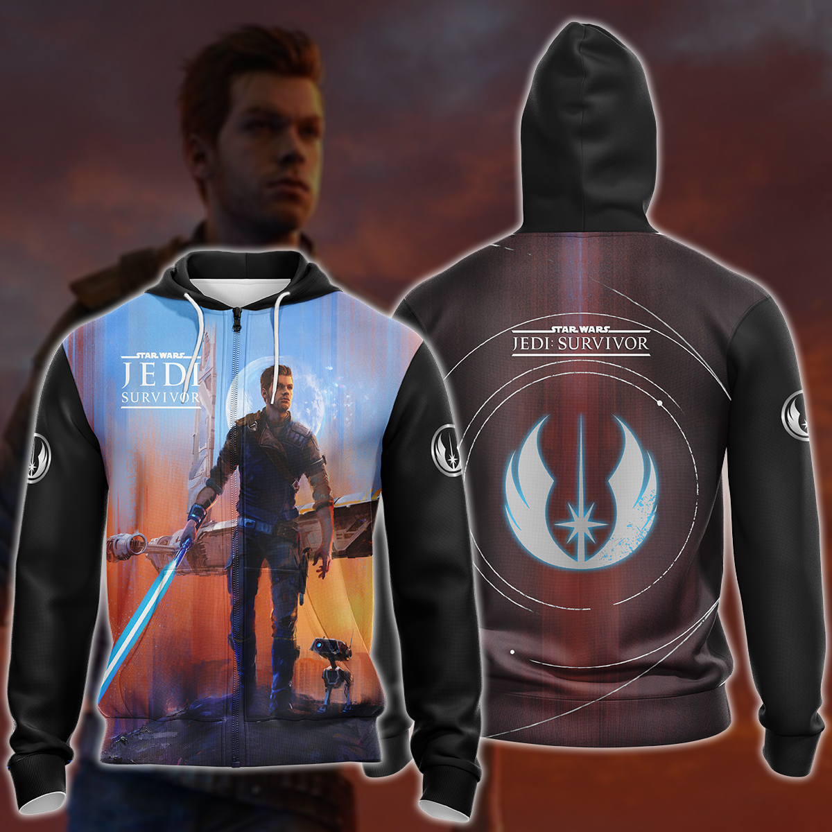 Star Wars Jedi Survivor Video Game 3D All Over Printed T-shirt Tank Top Zip Hoodie Pullover Hoodie Hawaiian Shirt Beach Shorts Jogger Zip Hoodie