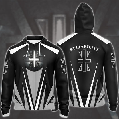 Digimon Crest Of Reliability Video Game All Over Printed T-shirt Tank Top Zip Hoodie Pullover Hoodie Hawaiian Shirt Beach Shorts Joggers Zip Hoodie