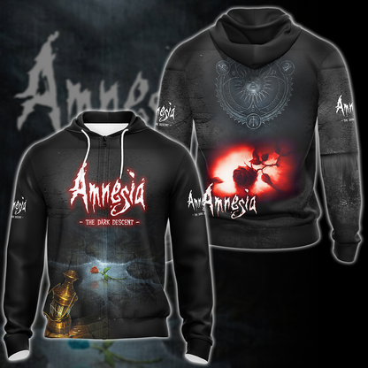 Amnesia: The Dark Descent Video Game 3D All Over Printed T-shirt Tank Top Zip Hoodie Pullover Hoodie Hawaiian Shirt Beach Shorts Jogger Zip Hoodie