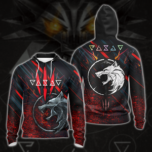 The Witcher All Over Print T-shirt Tank Top Zip Hoodie Pullover Hoodie Hawaiian Shirt Zip Hoodie S 