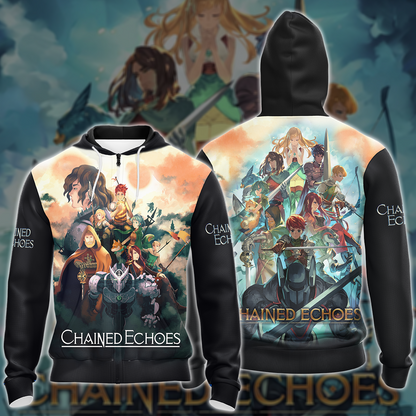 Chained Echoes Video Game 3D All Over Printed T-shirt Tank Top Zip Hoodie Pullover Hoodie Hawaiian Shirt Beach Shorts Joggers Zip Hoodie
