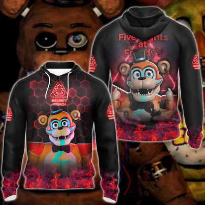 Five Nights at Freddy's: Security Breach Video Game 3D All Over Print T-shirt Tank Top Zip Hoodie Pullover Hoodie Hawaiian Shirt Beach Shorts Jogger Zip Hoodie