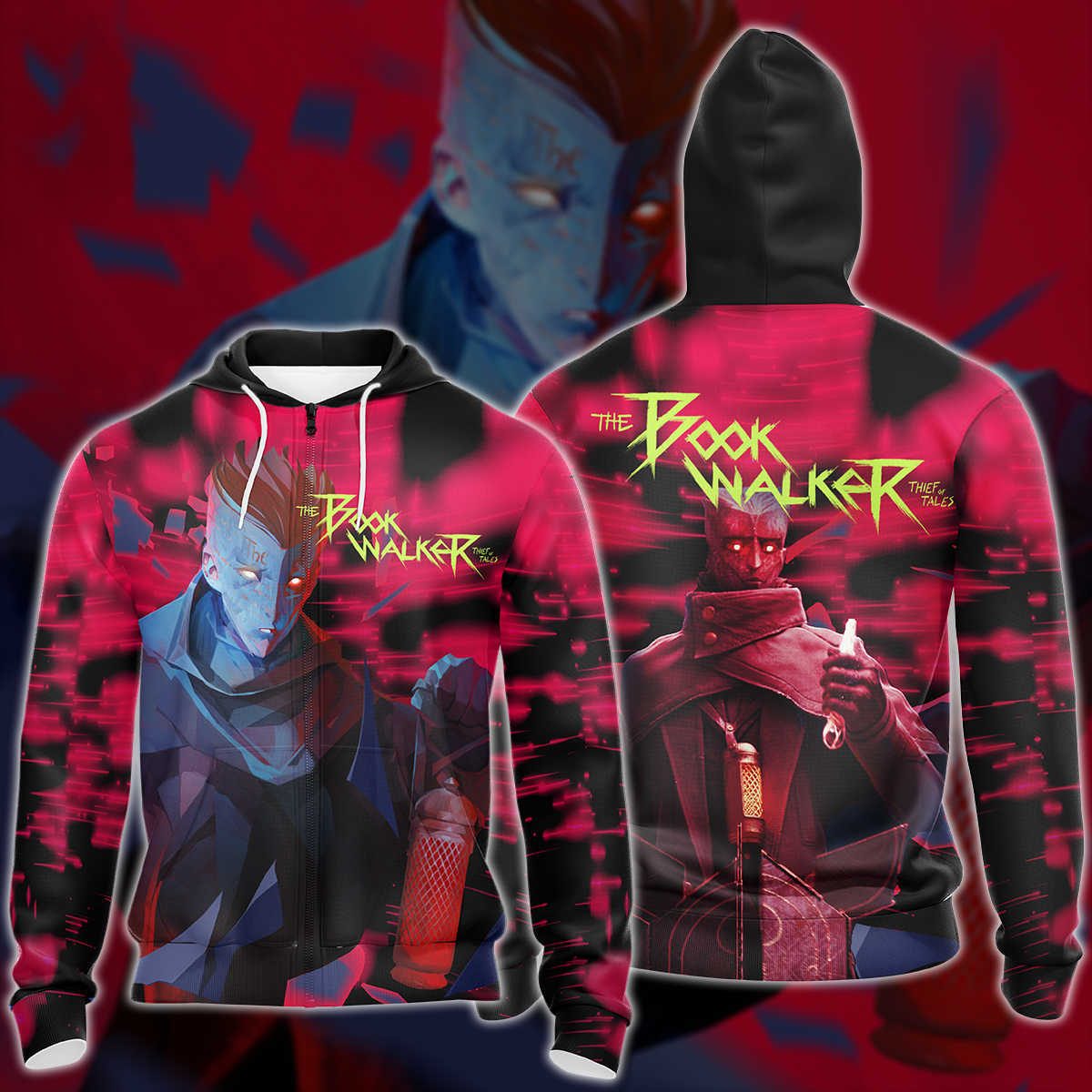 Bookwalker: Thief of Tales Video Game 3D All Over Printed T-shirt Tank Top Zip Hoodie Pullover Hoodie Hawaiian Shirt Beach Shorts Jogger Zip Hoodie