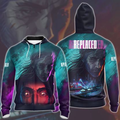 REPLACED Video Game All Over Printed T-shirt Tank Top Zip Hoodie Pullover Hoodie Hawaiian Shirt Beach Shorts Joggers