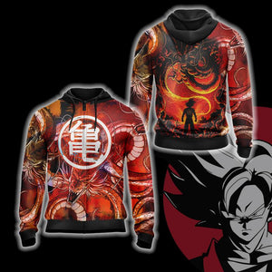 Dragon Ball New Style Unisex 3D T-shirt Zip Hoodie S 