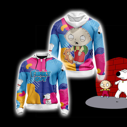 Family Guy Stewie Griffin Unisex 3D T-shirt Zip Hoodie