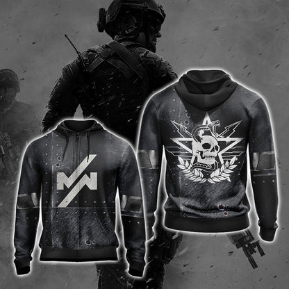 Call of Duty Modern Warfare Unisex 3D T-shirt Zip Hoodie