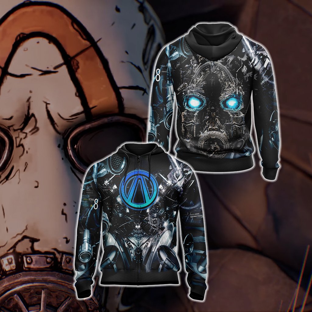 Borderlands 3 - Mayhem Is Coming Unisex 3D T-shirt Zip Hoodie