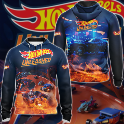 Hot Wheels Unleashed Video Game 3D All Over Print T-shirt Tank Top Zip Hoodie Pullover Hoodie Hawaiian Shirt Beach Shorts Jogger Zip Hoodie