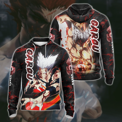 One Punch Man Garou 3D All Over Print T-shirt Tank Top Zip Hoodie Pullover Hoodie Hawaiian Shirt Beach Shorts Jogger Zip Hoodie
