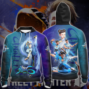 Street Fighter 6 Chun-Li Video Game All-Over T-shirt Hoodie Tank Top Hawaiian Shirt Beach Shorts Joggers Zip Hoodie S 