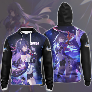 Honkai: Star Rail Seele Video Game All Over Printed T-shirt Tank Top Zip Hoodie Pullover Hoodie Hawaiian Shirt Beach Shorts Joggers Zip Hoodie S 