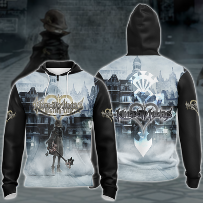 Kingdom Hearts: Missing Link Video Game 3D All Over Printed T-shirt Tank Top Zip Hoodie Pullover Hoodie Hawaiian Shirt Beach Shorts Jogger Zip Hoodie