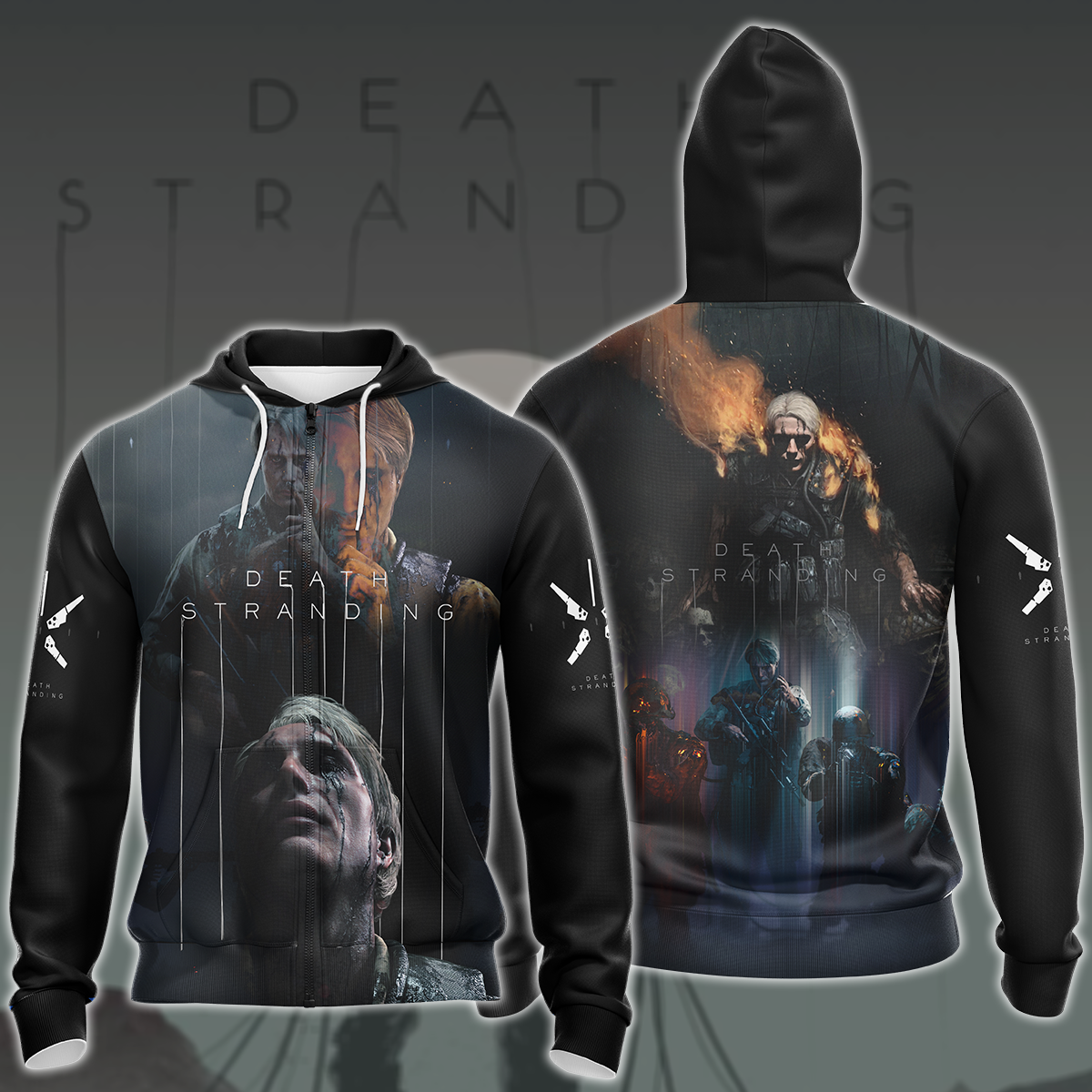 Death Stranding Video Game 3D All Over Print T-shirt Tank Top Zip Hoodie Pullover Hoodie Hawaiian Shirt Beach Shorts Jogger Zip Hoodie