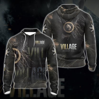 Resident Evil Village All Over Print T-shirt Tank Top Zip Hoodie Pullover Hoodie Hawaiian Shirt Zip Hoodie