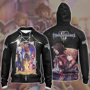 Kingdom Hearts 3 Video Game All Over Printed T-shirt Tank Top Zip Hoodie Pullover Hoodie Hawaiian Shirt Beach Shorts Joggers Zip Hoodie S 