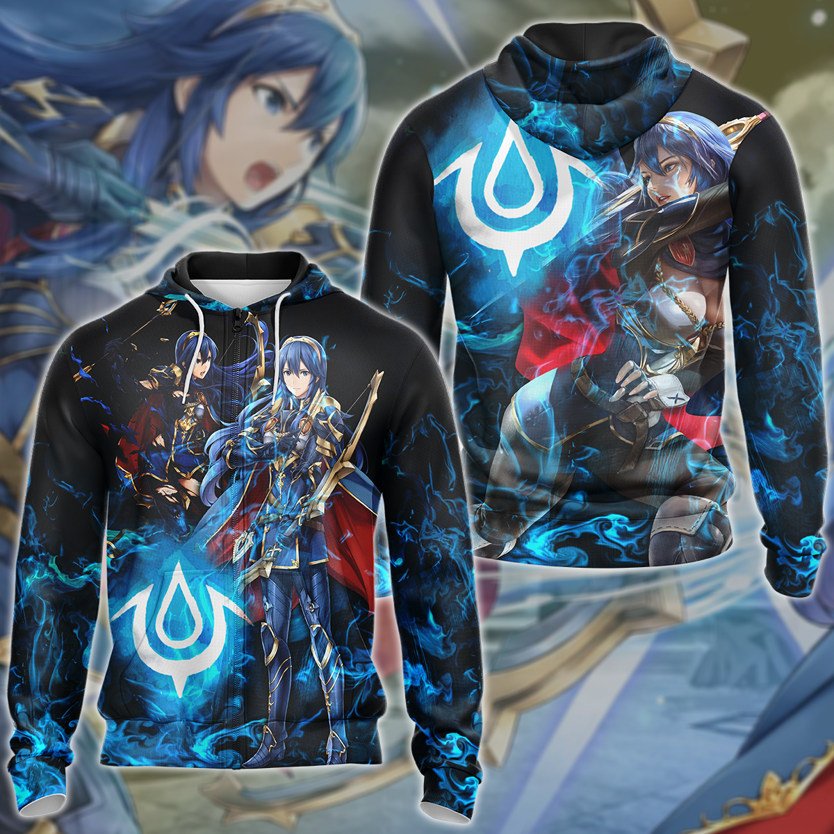 Fire Emblem Video Game 3D All Over Print T-shirt Tank Top Zip Hoodie Pullover Hoodie Hawaiian Shirt Beach Shorts Jogger Zip Hoodie