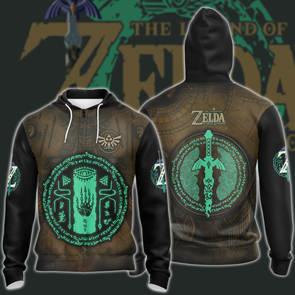 The Legend of Zelda: Tears of the Kingdom Video Game 3D All Over Printed T-shirt Tank Top Zip Hoodie Pullover Hoodie Hawaiian Shirt Beach Shorts Jogger Zip Hoodie