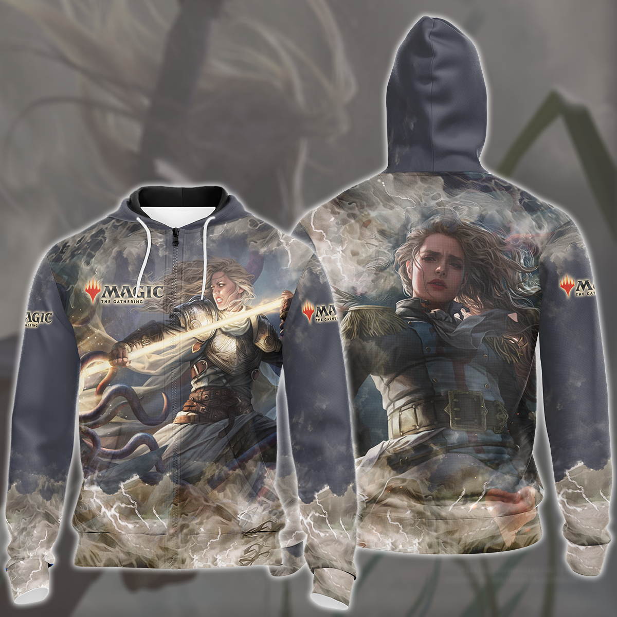 Magic: The Gathering Thalia Video Game All Over Printed T-shirt Tank Top Zip Hoodie Pullover Hoodie Hawaiian Shirt Beach Shorts Joggers Zip Hoodie S 