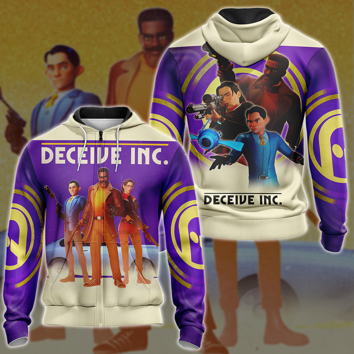 Deceive Inc Video Game 3D All Over Printed T-shirt Tank Top Zip Hoodie Pullover Hoodie Hawaiian Shirt Beach Shorts Jogger Zip Hoodie