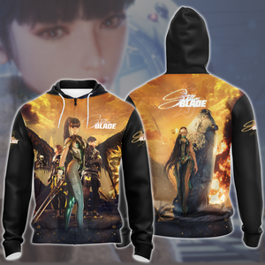 Stellar Blade Video Game All Over Printed T-shirt Tank Top Zip Hoodie Pullover Hoodie Hawaiian Shirt Beach Shorts Joggers Zip Hoodie S 