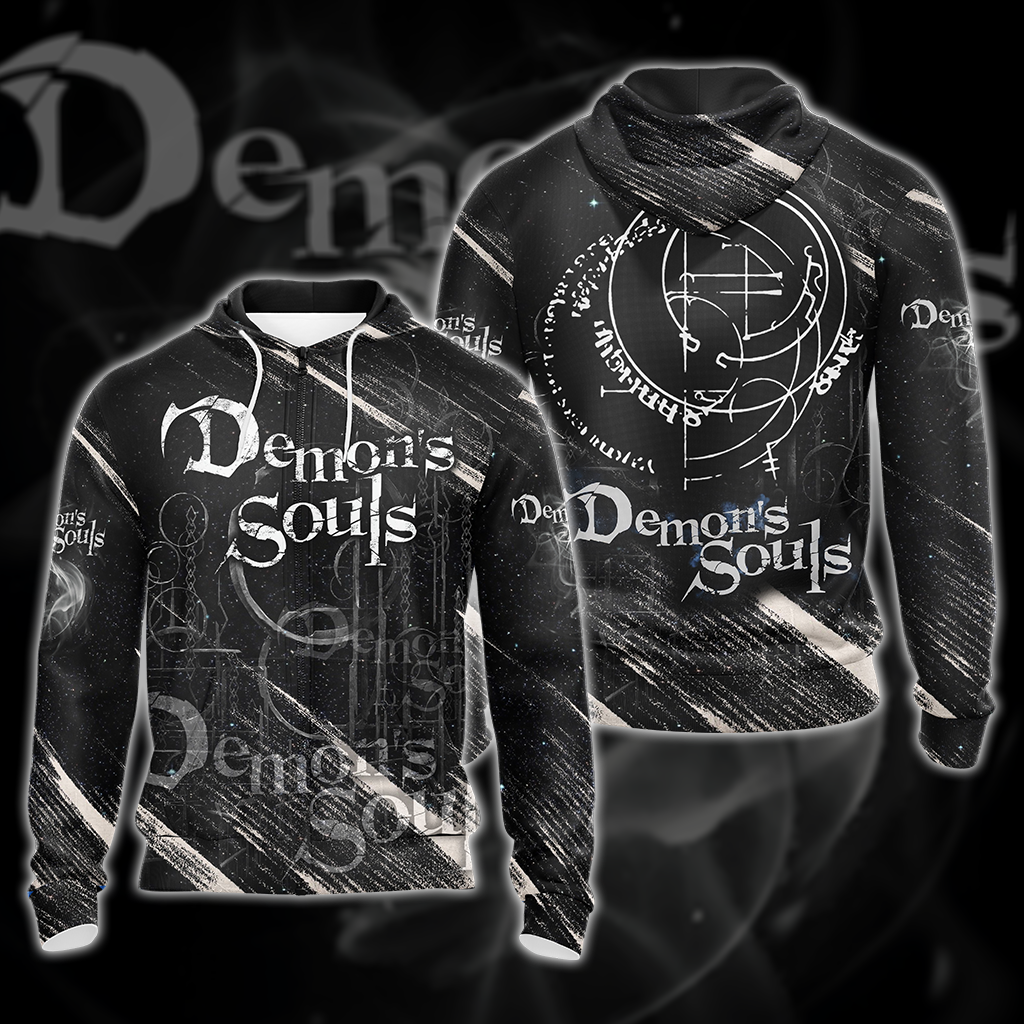 Demon's Souls All Over Print T-shirt Tank Top Zip Hoodie Pullover Hoodie Hawaiian Shirt Zip Hoodie