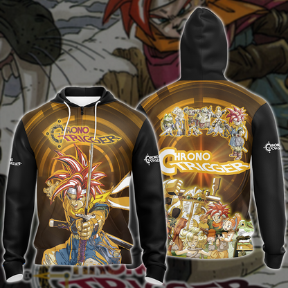 Chrono Trigger Video Game All-Over T-shirt Hoodie Tank Top Hawaiian Shirt Beach Shorts Joggers Zip Hoodie