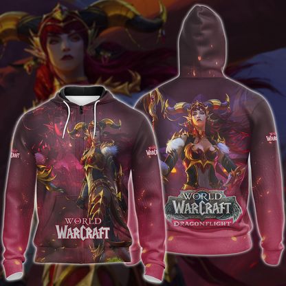 World of Warcraft: Dragonflight Video Game 3D All Over Printed T-shirt Tank Top Zip Hoodie Pullover Hoodie Hawaiian Shirt Beach Shorts Jogger Zip Hoodie