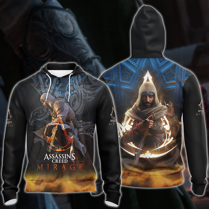 Assassin's Creed Mirage Video Game All Over Printed T-shirt Tank Top Zip Hoodie Pullover Hoodie Hawaiian Shirt Beach Shorts Joggers Zip Hoodie