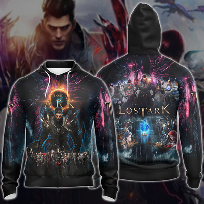 Lost Ark Video Game 3D All Over Printed T-shirt Tank Top Zip Hoodie Pullover Hoodie Hawaiian Shirt Beach Shorts Jogger Zip Hoodie