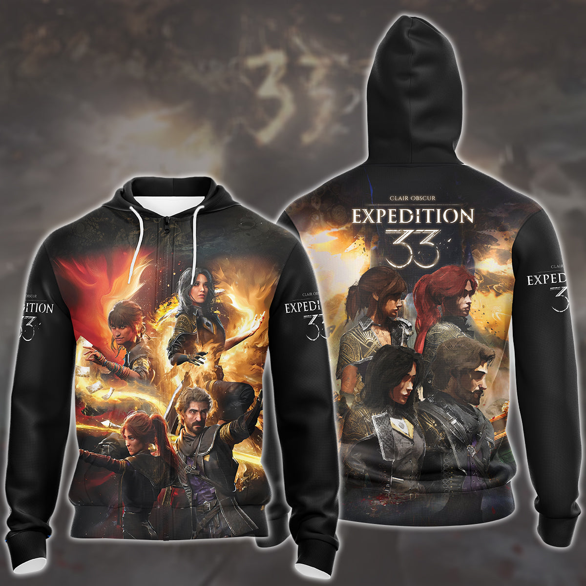 Clair Obscur: Expedition 33 Video Game All Over Printed T-shirt Tank Top Zip Hoodie Pullover Hoodie Hawaiian Shirt Beach Shorts Joggers Zip Hoodie