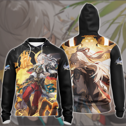 Honkai: Star Rail Jing Yuan Video Game All Over Printed T-shirt Tank Top Zip Hoodie Pullover Hoodie Hawaiian Shirt Beach Shorts Joggers Zip Hoodie S 