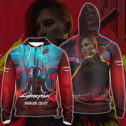Cyberpunk 2077 2.0 Video Game All Over Printed T-shirt Tank Top Zip Hoodie Pullover Hoodie Hawaiian Shirt Beach Shorts Joggers Zip Hoodie