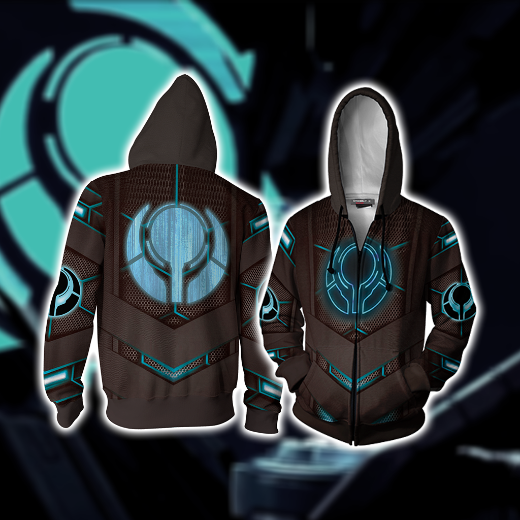 Halo - Reclaimer Unisex 3D T-shirt Zip Hoodie