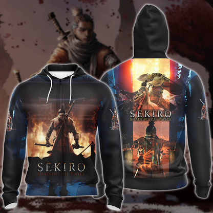 Sekiro: Shadows Die Twice Video Game 3D All Over Printed T-shirt Tank Top Zip Hoodie Pullover Hoodie Hawaiian Shirt Beach Shorts Jogger Zip Hoodie
