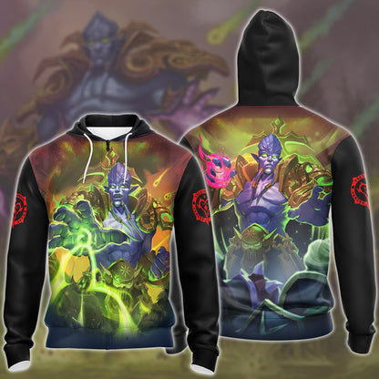 World Of Warcraft Archimonde Video Game All Over Printed T-shirt Tank Top Zip Hoodie Pullover Hoodie Hawaiian Shirt Beach Shorts Joggers Zip Hoodie