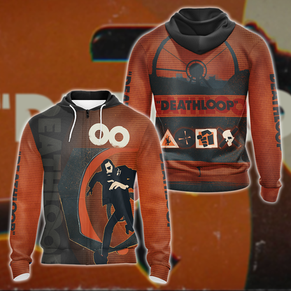 Deathloop 3D All Over Print T-shirt Tank Top Zip Hoodie Pullover Hoodie Hawaiian Shirt Beach Shorts Jogger Zip Hoodie